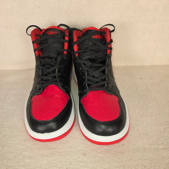 And 1 Slam Mid Youth Size 5 US 37.5 EU AD90178YBR Black/Red Basketball High-top - Picture 5 of 12
